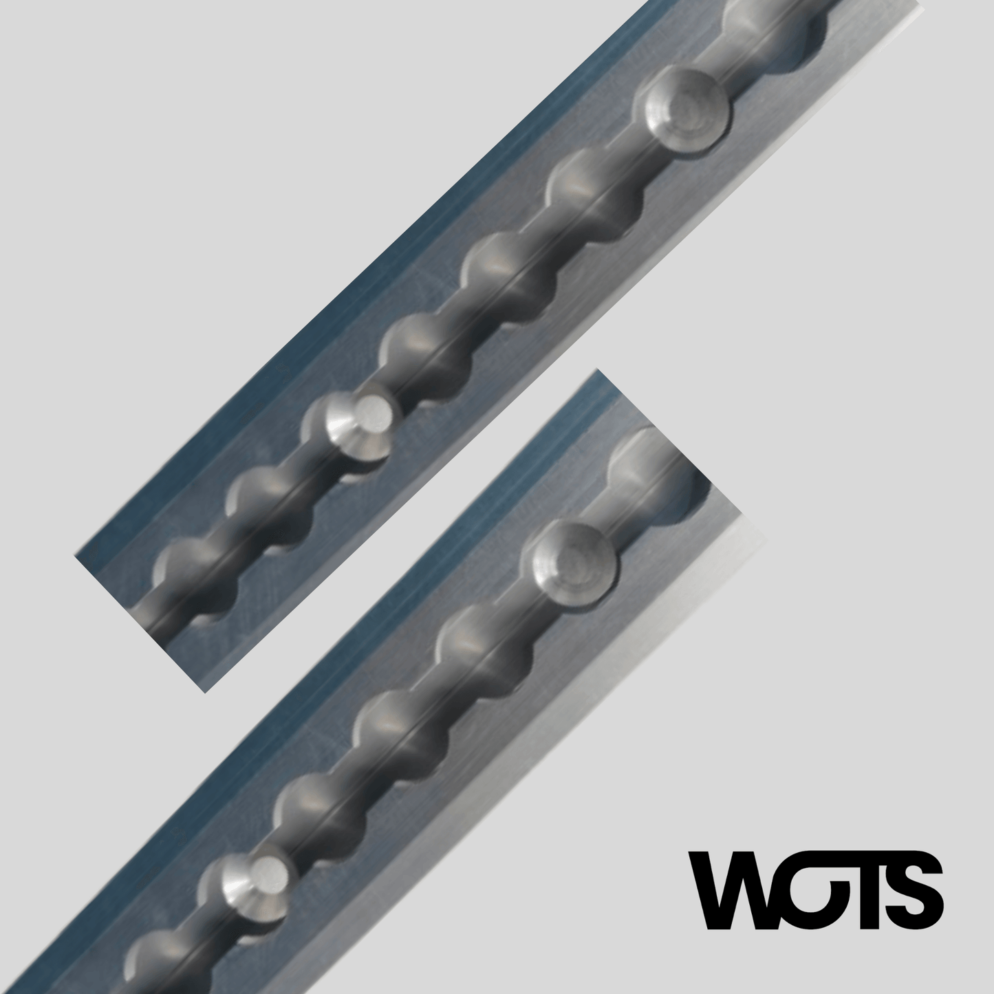 WOTS Standard L-Track 8" Hard/Soft Anodize - WOTS